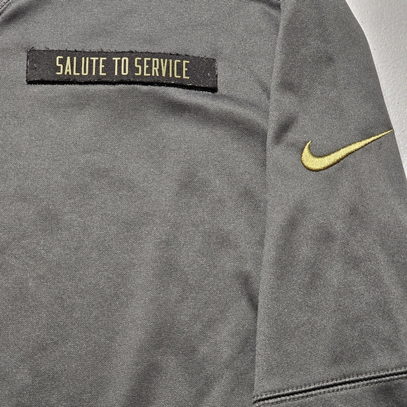New England Patriots Hoodie Mens Medium Nike Onfield Military Salute to Service - Picture 6 of 11